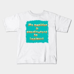 Charles Bukowski Quote Kids T-Shirt
